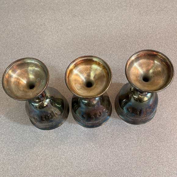 Gorham - Vintage silver plate chantilly water/wine goblets. - Picture 4 of 6